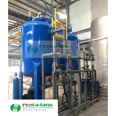 tangki sand filter 3000 3m3 liter per hour jam tank